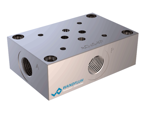 配件 Threaded subplate stainless AG6S-K9